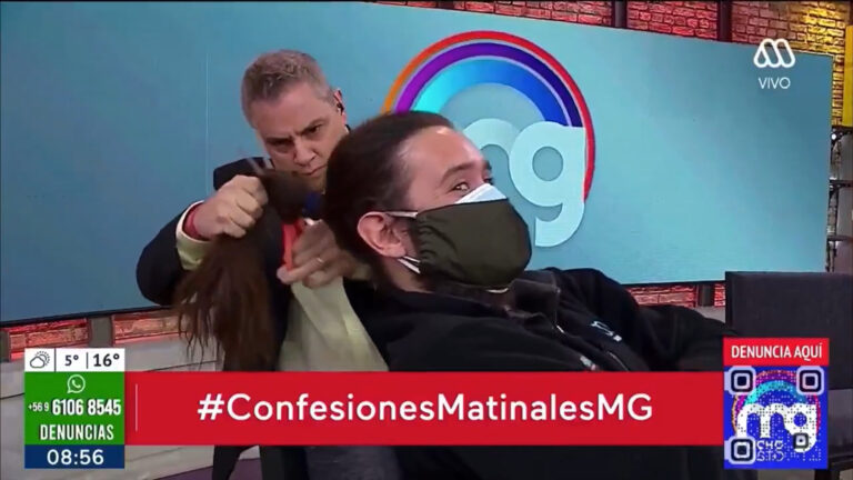 Insólito: José Miguel Viñuela se llena de críticas tras cortar en vivo el pelo a un camarógrafo