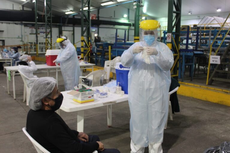 Departamento de Salud de Romeral realizó 90 exámenes PCR en frutícola