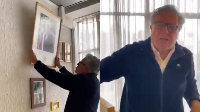 "Déjalo por allá": Alcalde de Rancagua retira cuadro de Sebastián Piñera de su oficina