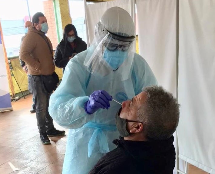 150 transportistas se sometieron a testeo para detectar casos positivos de coronavirus