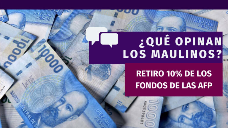 Audio | Curicanos comentan aprobación del retiro de 10% de las AFP