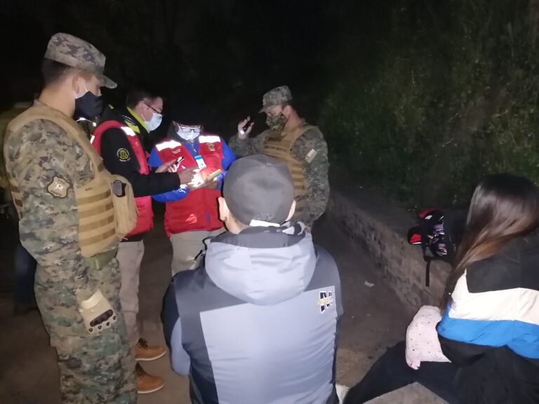 Treinta personas infraccionadas por estar en el Cerro Condell en horario no permitido