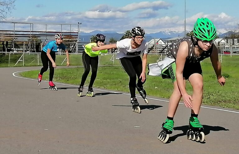Patinódromo curicano regresó a sus actividades