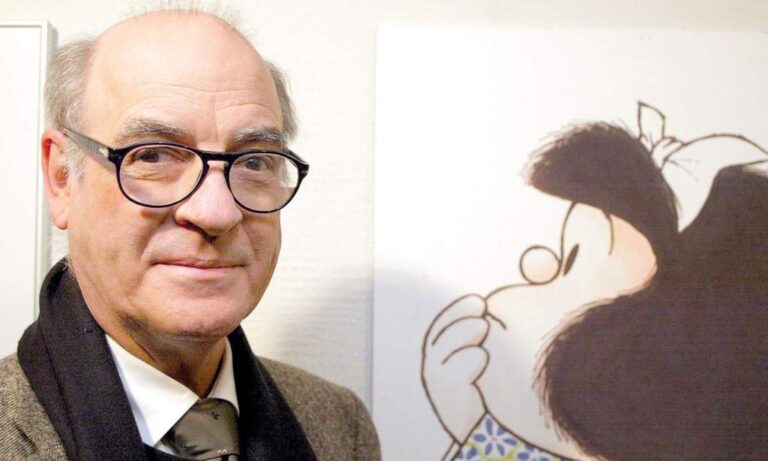 Murió Quino, el creador de Mafalda a sus 88 años