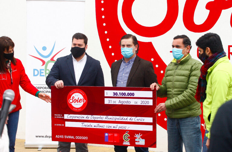Empresa curicana donó 30 millones de pesos para diseño de gimnasio para el básquetbol