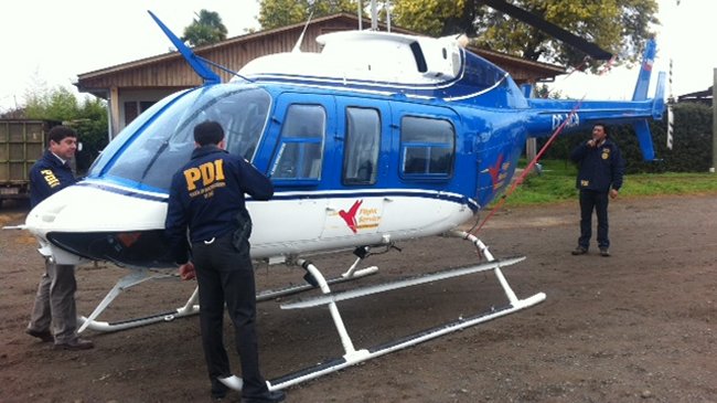 Hace siete años: Helicóptero robado en San Felipe apareció en fundo de Los Niches