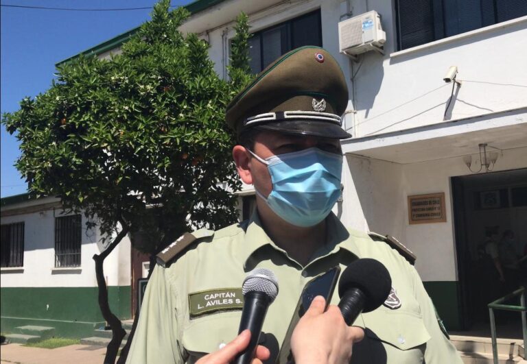 Carabineros de Curicó detuvo a cinco personas por delitos ocurridos en la noche de este lunes