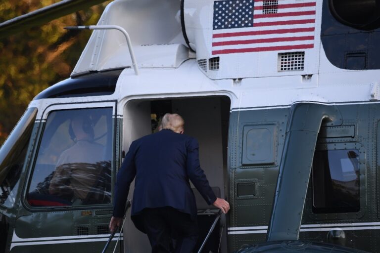 Donald Trump es trasladado al Centro Médico Militar Walter Reed tras dar positivo a COVID-19