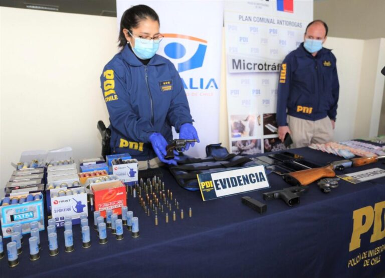 PDI de San Javier detuvo a 11 personas por microtráfico de drogas