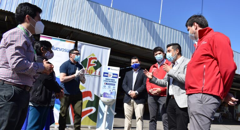 Gobierno firmó convenio con NuevoSur para instalar lavamanos portátiles en lugares de alta convocatoria