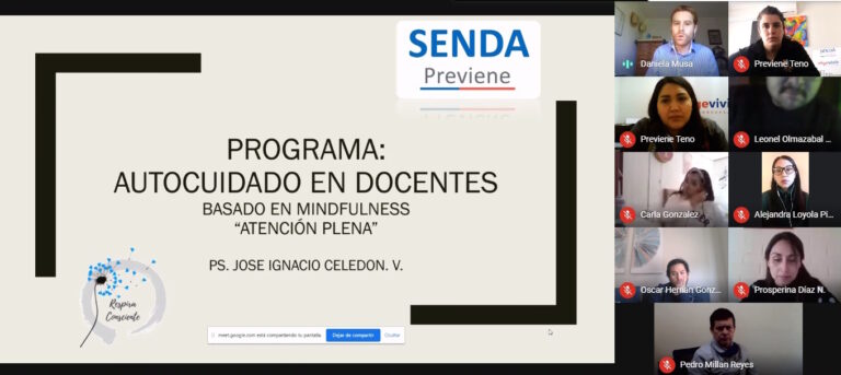 Senda Previene Teno realizó charla a centros educacionales para promover habilidades socioemocionales