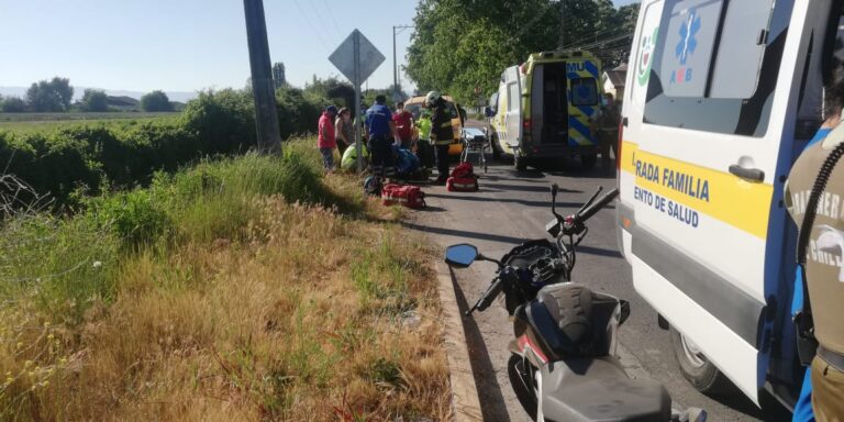 Joven murió tras chocar su motocicleta en camino a Sagrada Familia