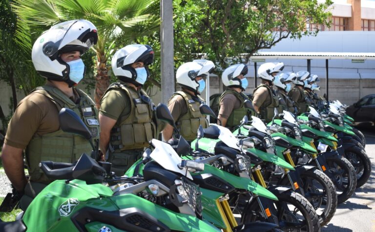 Carabineros de Curicó lanzó su servicio preventivo motorizado