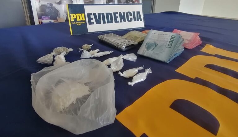 PDI de San Javier detuvo a padre e hijo por microtráfico de drogas