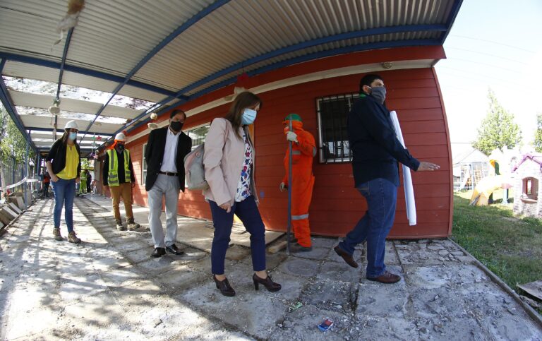 Comenzaron obras de remodelación del Jardín Infantil Risitas de Ángeles en Los Niches