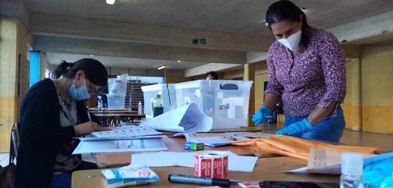Con baja participación ciudadana: Parte conteo de votos a nivel nacional
