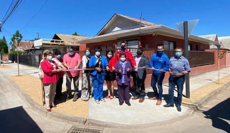 Municipio de Teno inauguró nuevas veredas en el sector norte de la comuna