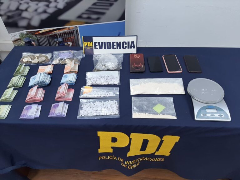 PDI detuvo en Parral a seis mujeres por microtráfico de drogas