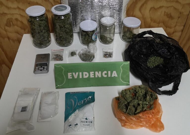 Carabineros de Sagrada Familia detuvo a dos personas por supuesto tráfico de marihuana