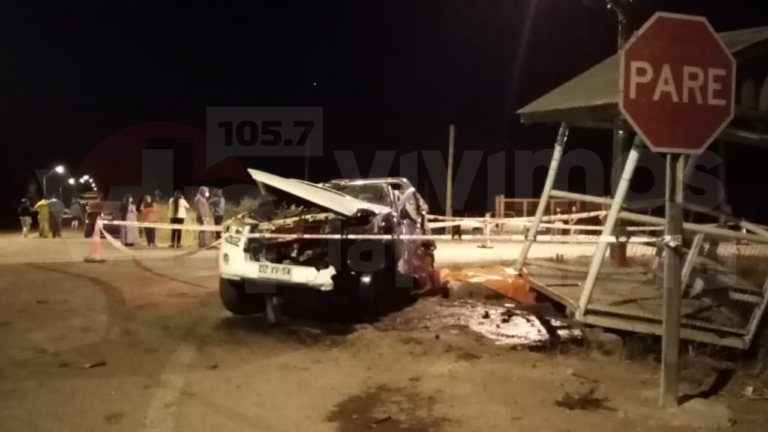 Una persona fallecida y cuatro heridos graves deja colisión de alta energía en Teno