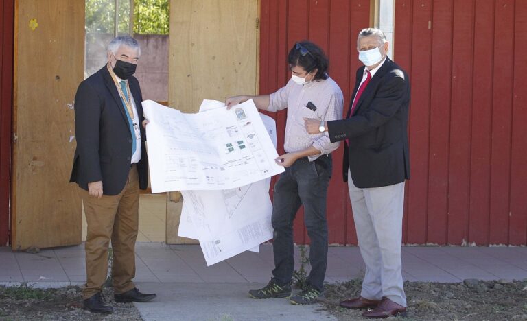 Comenzaron trabajos de remodelación en Escuela La Alborada de Rauco