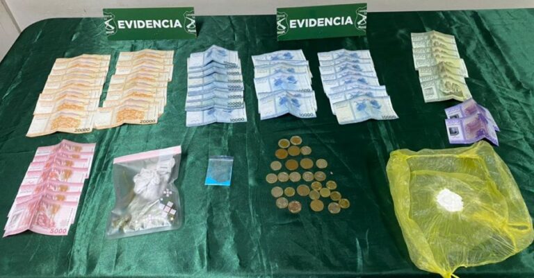 Carabineros de Sarmiento detuvo a sujetos por incumplir toque de queda y porte de drogas
