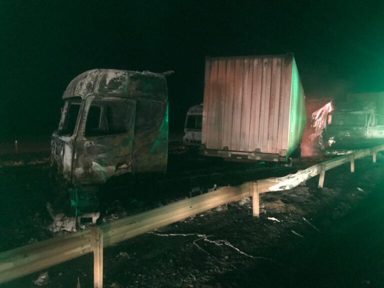 Transportista de Curicó fue herido a bala en ataque incendiario en La Araucanía