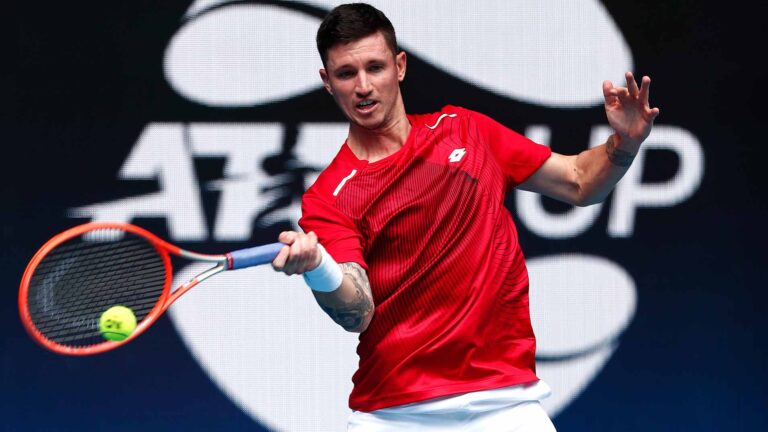 Sorpresa en el arranque de la ATP Cup: Fabio Fognini cayó ante Dennis Novak en sets corridos