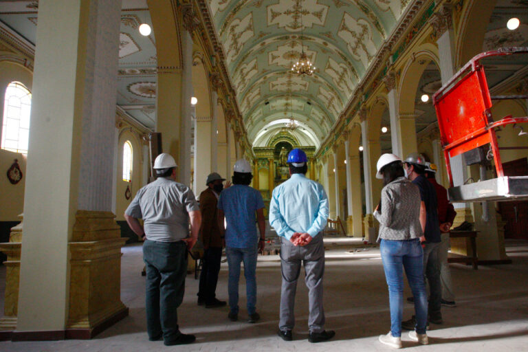 Obras finales de restauración del Santuario El Carmen de Curicó presentan 90% de avance