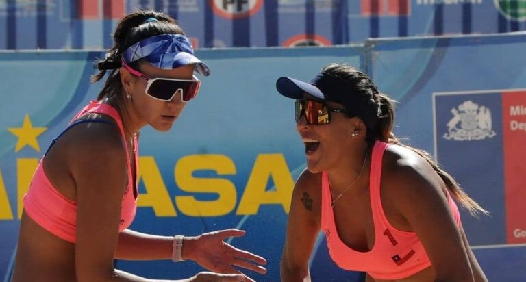 Francisca Rivas y Chris Vorpahl se titularon campeonas del Sudamericano de Vóleibol Playa
