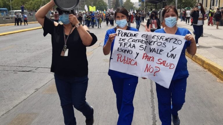 Fenats denunció que aún no se paga el "Bono Covid" prometido a los trabajadores a honorarios de la salud