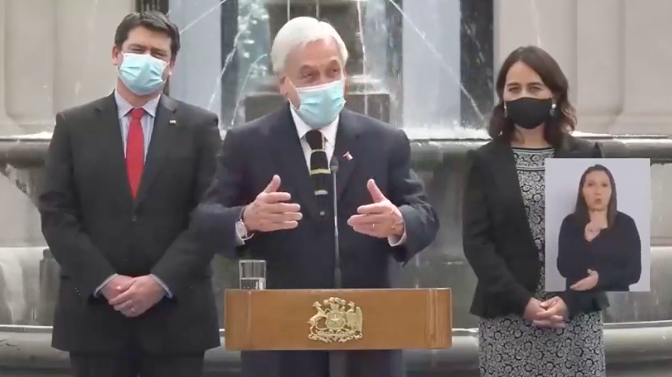 Piñera y tercer retiro: “Siempre vamos a defender el respeto a la Constitución y de ser necesario, en el TC”