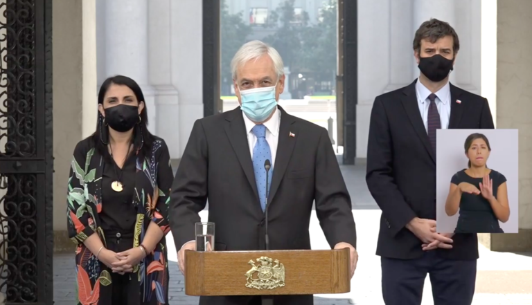 Presidente Piñera anunció IFE