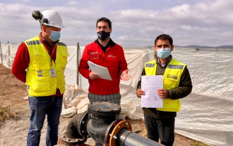 Construcción de estanque entregará agua potable a más de 130 hogares de Sagrada Familia