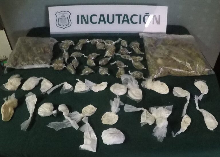 Gendarmes frustraron ingreso de cocaína y marihuana en la Cárcel de Talca