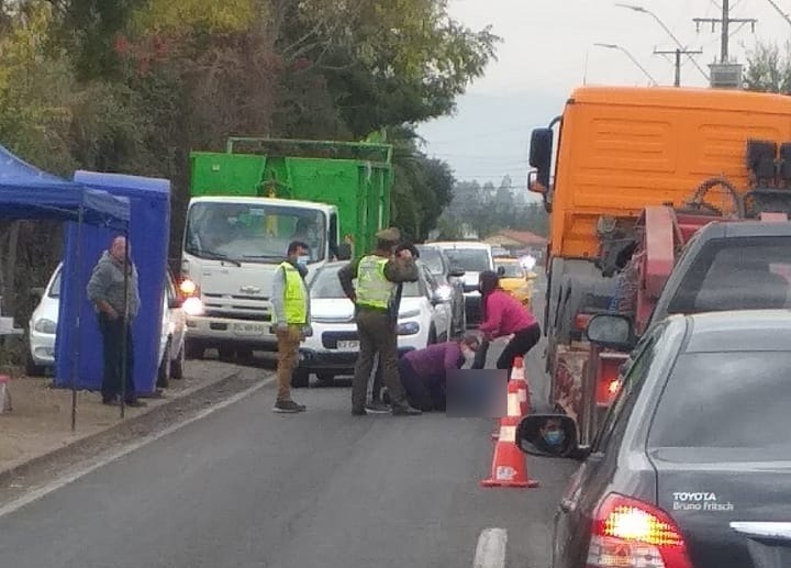 Fiscalizadora sufrió lesión en un pie tras atropello en control sanitario de Curicó