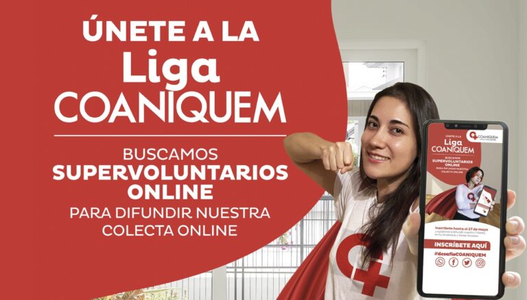 Coaniquem busca “Supervoluntarios Online” para ayudar a difundir campaña de colecta