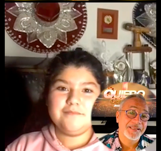 Niña curicana sorprende con su voz en programa de talentos de Luis Jara