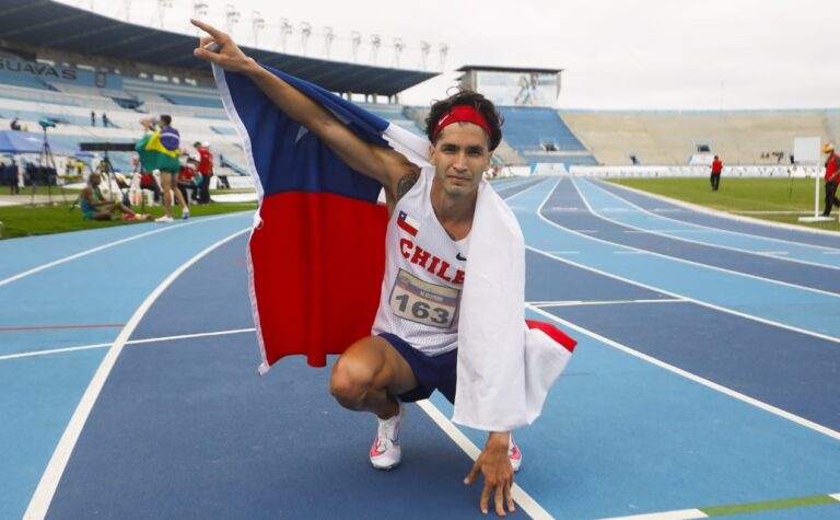 Carlos Díaz obtuvo medalla de plata en Sudamericano de Atletismo en Guayaquil