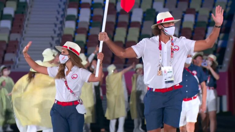 El Team Chile brilló en la ceremonia de los Juegos Olímpicos de Tokio 2021