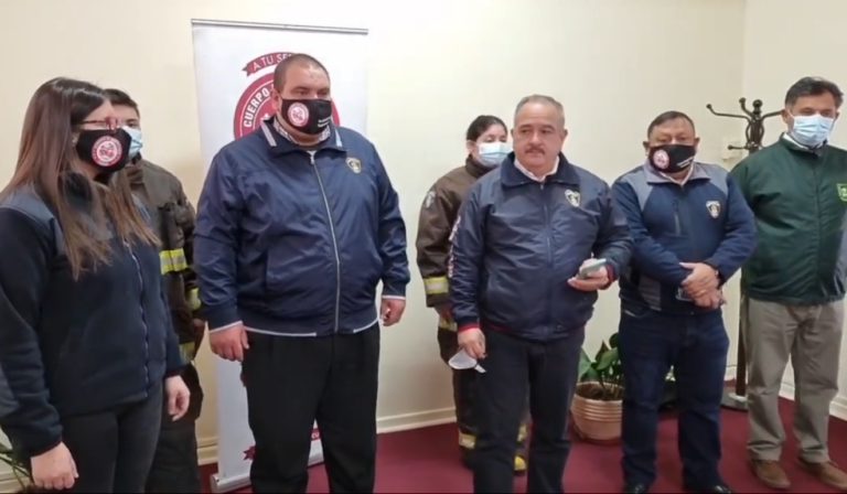 Bomberos de Curicó inició campaña para evitar agresiones y robo de materiales a voluntarios