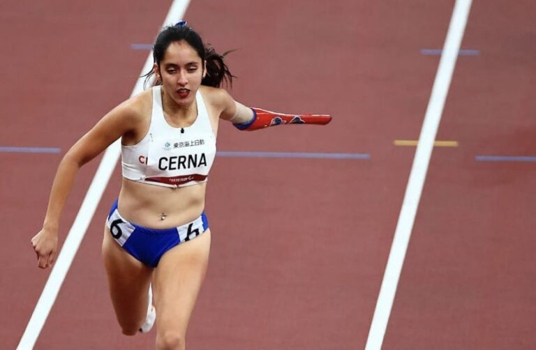 Amanda Cerna finalizó en el sexto lugar en los 400 metros de los Paralímpicos de Tokio 2020