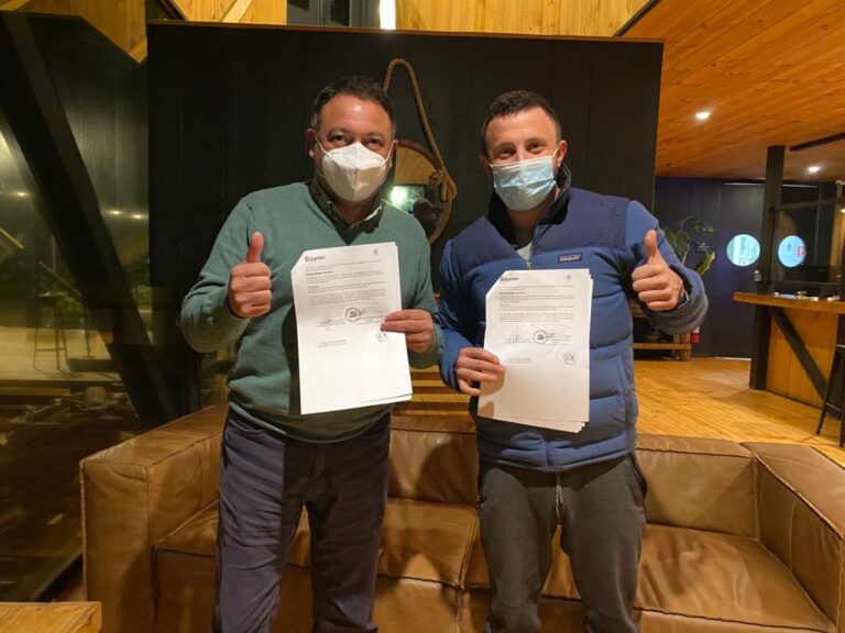 Municipio de Licantén renovó convenio de colaboración con empresa social Balloon Latam