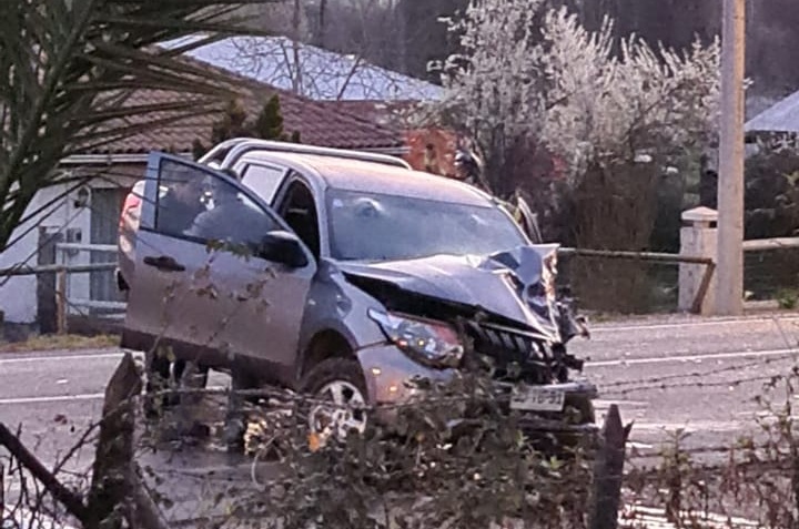 Conductor en estado de ebriedad generó colisión que dejó un herido grave en La Huerta de Mataquito