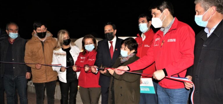 Municipio de Romeral inauguró luminarias LED y anunció dos proyectos de mejoramiento comunal
