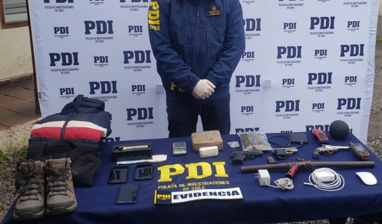 PDI de Curicó detuvo a asaltantes que abordaban a víctimas con falsos avisos en Chileautos