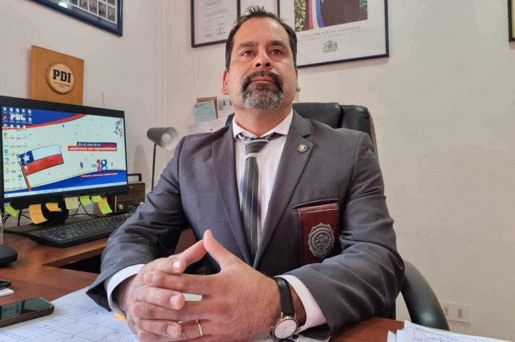 Subprefecto y jefe de la BH de la PDI, Juan Reyes