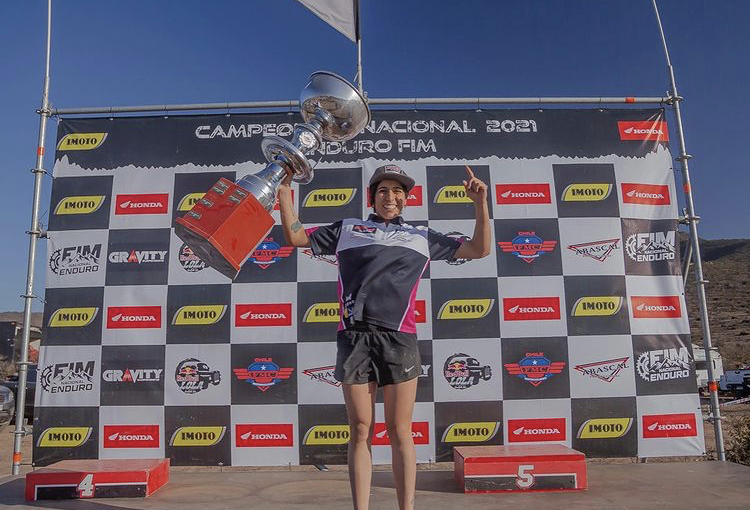Tania González se coronó por cuarta vez campeona nacional de enduro