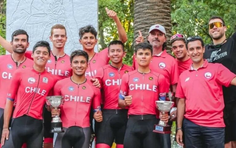 Cristián Arriagada fue tercero con Chile en la Vuelta a Mendoza
