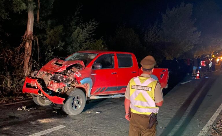 Atropello en Vichuquén dejó dos personas heridas y un caballo fallecido